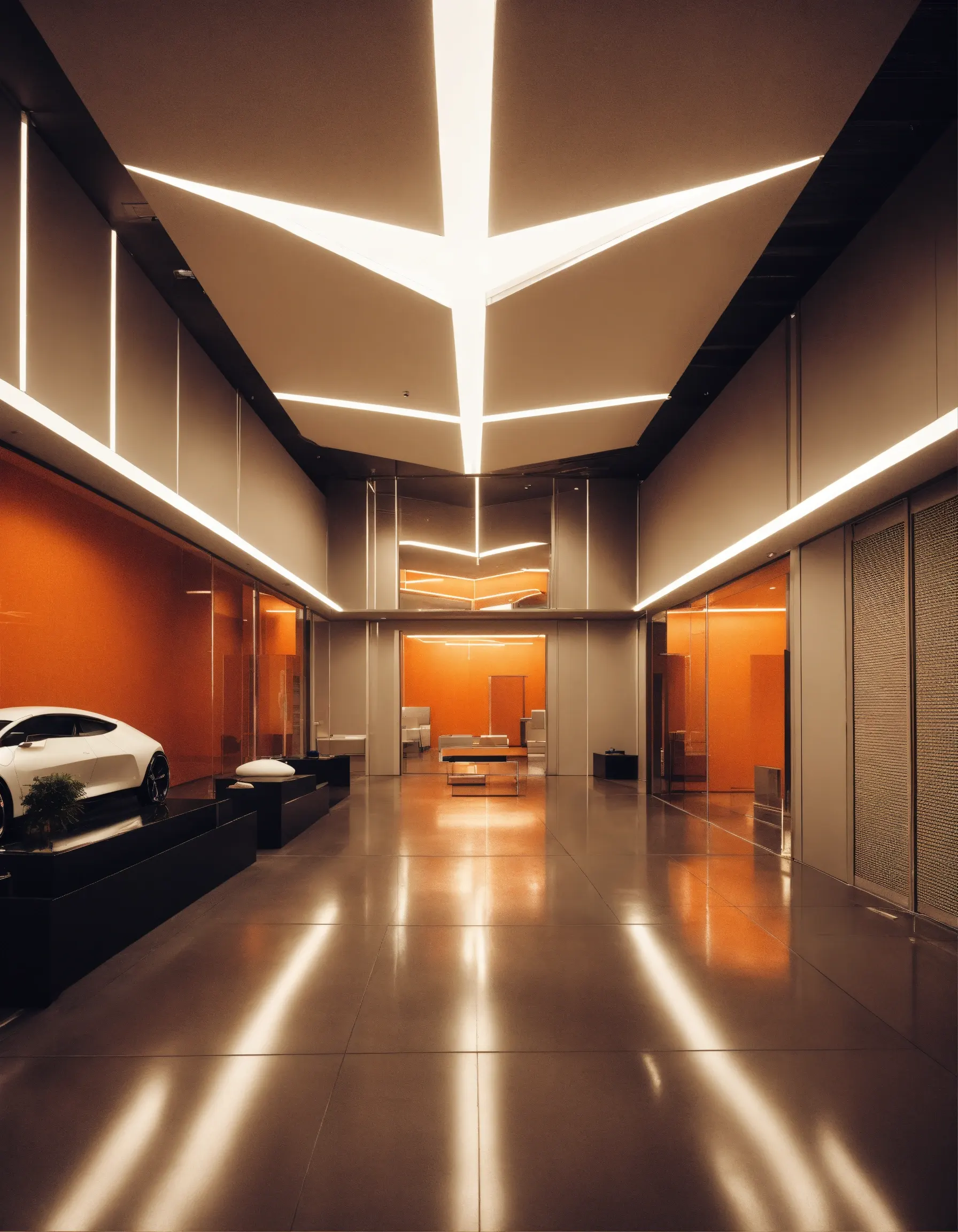 Sustainable reflective ceiling material